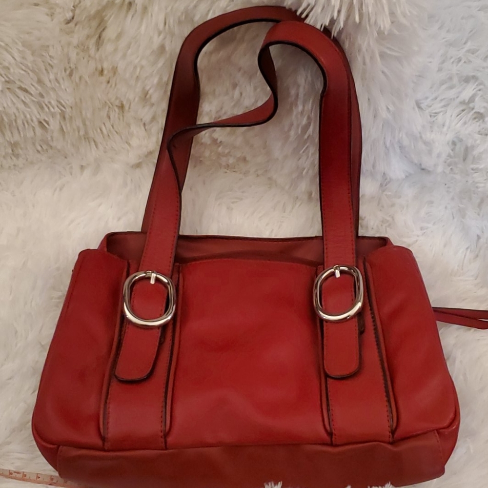 Mid sized Red Hand Bag